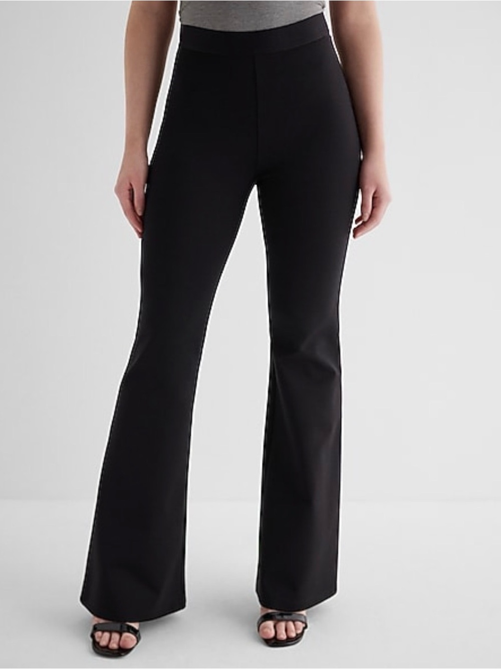 EXPRESS Black Pants Curvy Boot High Rise Double Knit Stretch Size XS NEW NWT